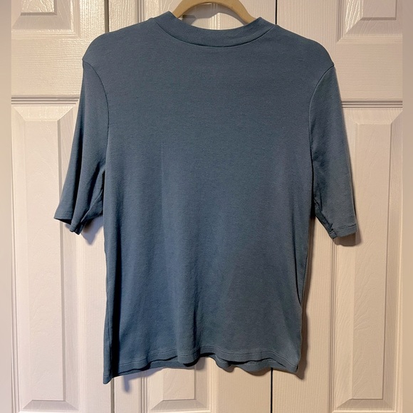 💙 A New Day Ribbed Top - Blue - Size L - Picture 1 of 5